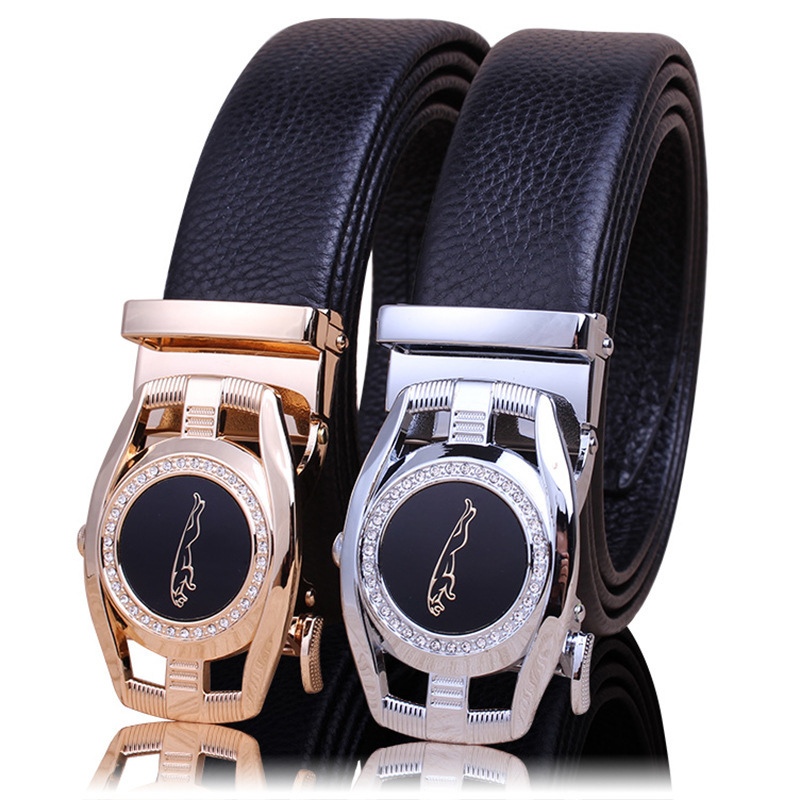 Picture of Men's Belt Leather High-end Automatic Buckle Casual Men's Cowhide Belt Men's Trousers Belt Men's Wholesale