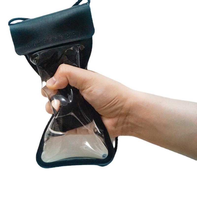 Picture of Take-out rider mobile phone waterproof bag tpu touch screen dustproof and waterproof mobile phone bag for charging treasure mobile phone waterproof case