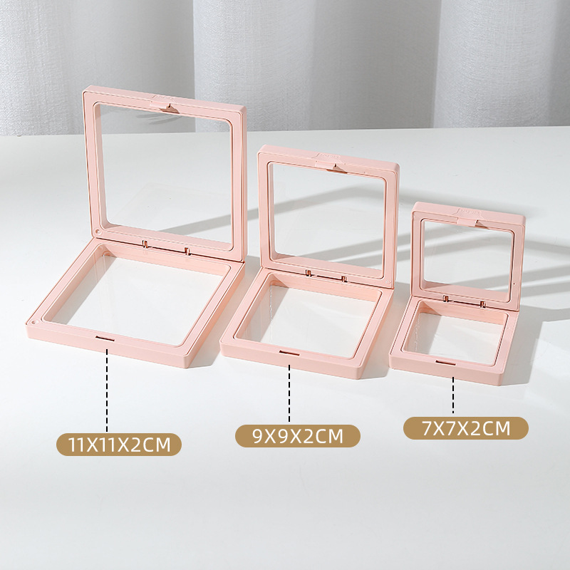 Picture of Pe Film Colorful Suspension Box Small Commodity Gift Box Jewelry Display Box Jewelry Ring Bracelet Box Jewelry Box