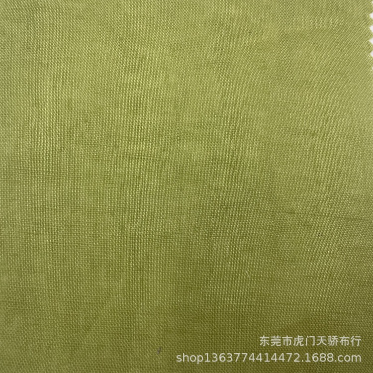 In stock woven 120g pure linen fabric 2836 pure linen casual retro style shirt dress fabric