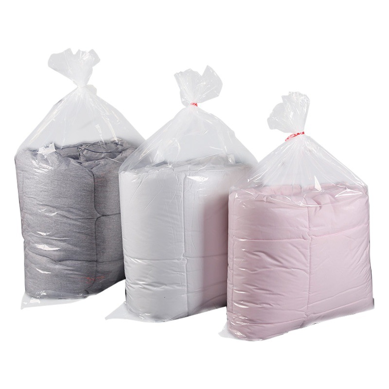 Spot flat pocket large moisture-proof dust-proof bag moving clothes finishing packing quilt storage bag transparent plastic bag