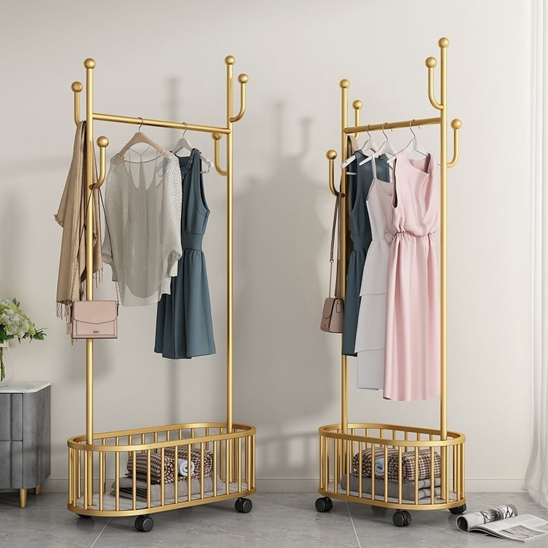 Cactus coat rack movable light luxury hanger floor storage rack home simple bedroom storage rack drying rack