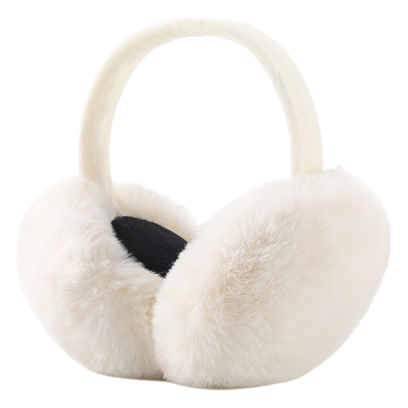 Winter warm earmuffs ladies outdoor windproof cold fleece-lined thickened foldable earmuffs memory headband DEZ22
