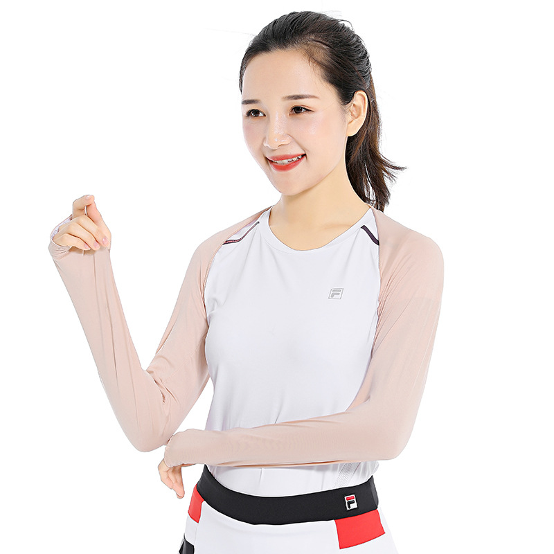 Picture of Golf sun protection shawl oversleeve outdoor men's and women's sports riding ice silk one-word shoulder sleeve hot selling Taiwan South Korea