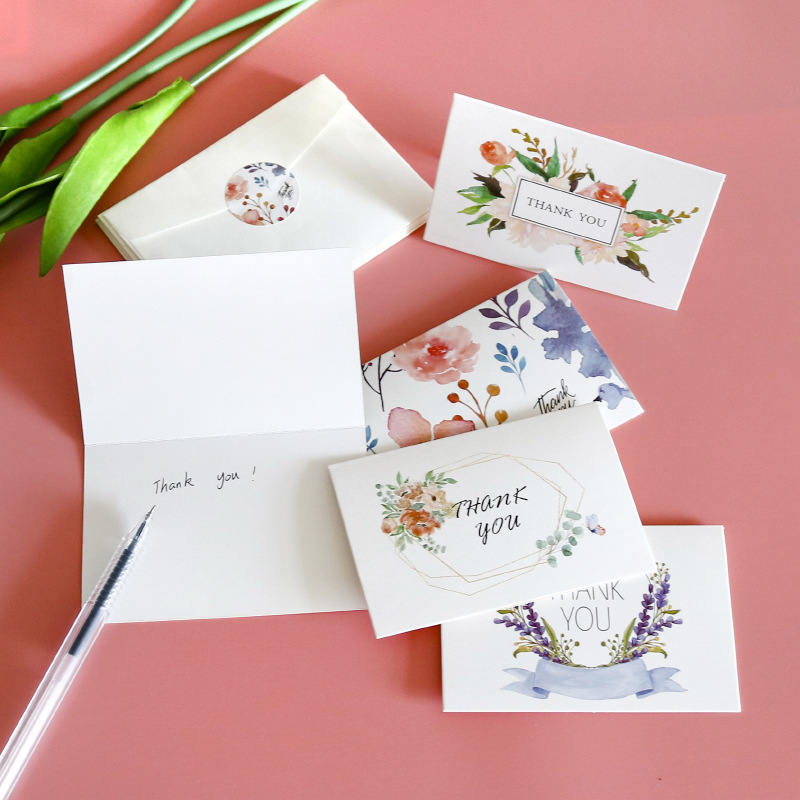 Picture of Holiday greeting card Christmas New Year Amazon THANK YOU card envelope sticker set
