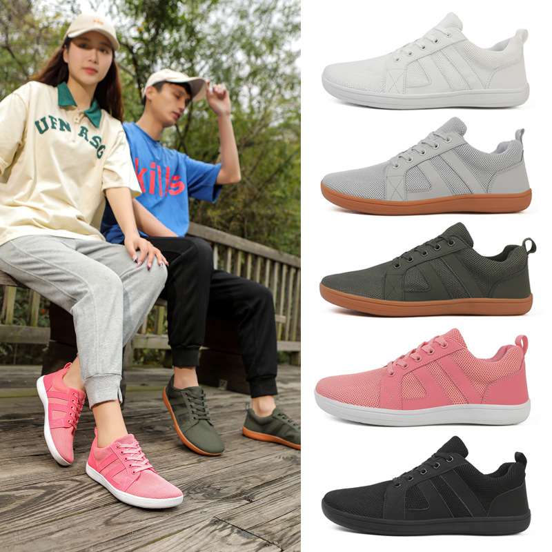 Picture of Foreign trade new wide head barefoot shoes simple casual sneaker men's and women's non-slip soft bottom wide last shoes factory outlet