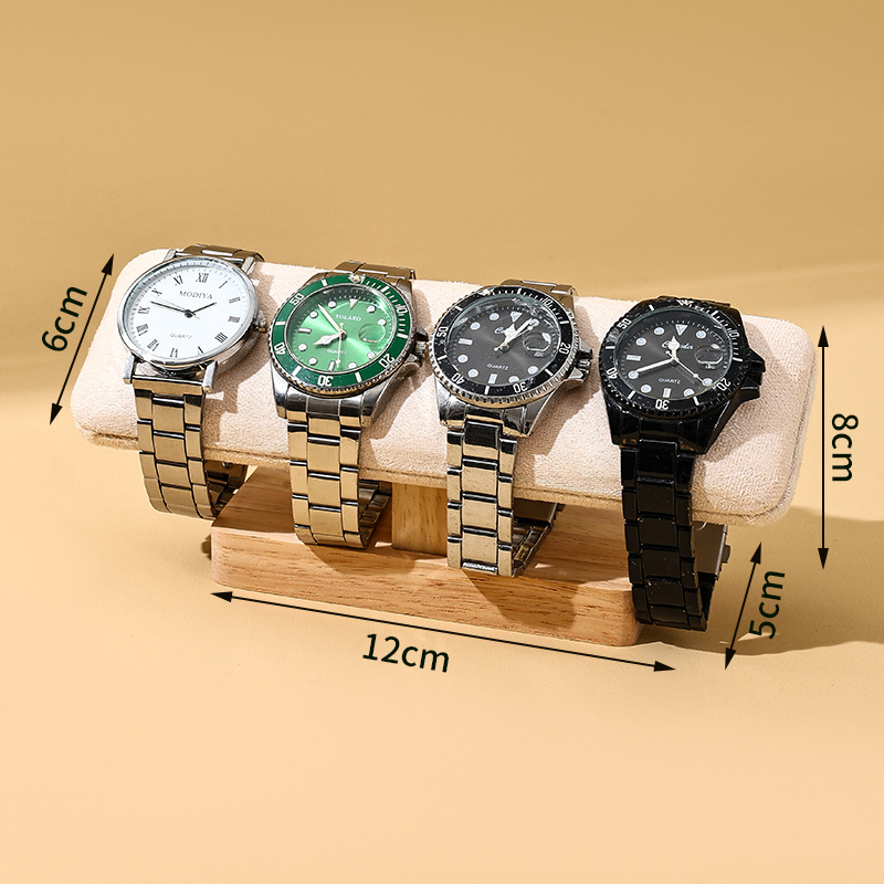 Picture of Jewelry Display Rack Walnut Retro Single-Layer Bracelet Rack Jewelry Store Bracelet Bracelet Display Storage Rack Prop Holder