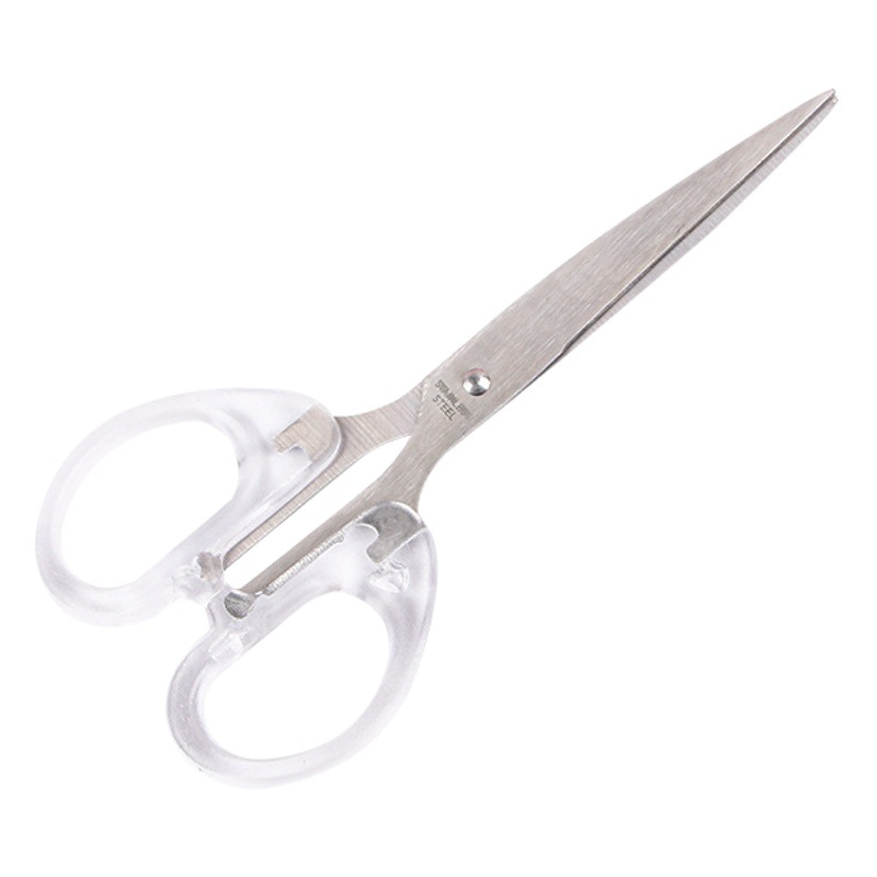 ins simple office scissors transparent hand account portable handmade small scissors student art paper cutting knife wholesale