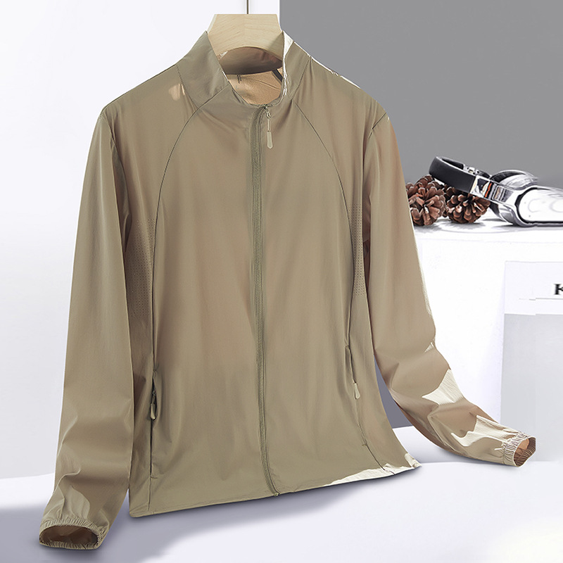 Picture of Summer Outdoor Ice Silk Sun Protection Clothing for Women, Anti-Uv Upf50+, Thin, Cool, Breathable, Light and Sun Protection Clothing for Men, Trendy