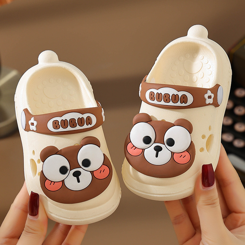 New Children's Slippers Home Non-slip Summer Thickened Soft Bottom Cute Girls' Cave Shoes Baby Boy Sandals