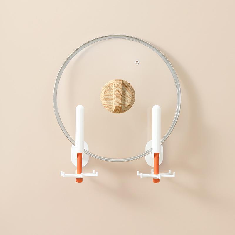 Picture of Nordic Kitchen Hook Punch-free Rotary Hook Multi-functional Lazy Rag Hanger Wall Hanging Six-claw Hook