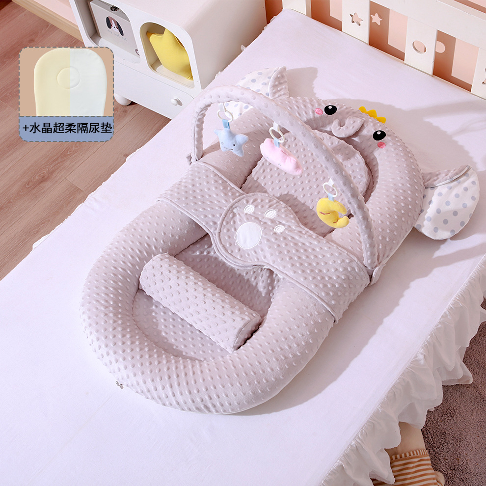 Picture of Bed-in-bed baby newborn baby anti-startling soothing bed slope sleeping mat bionic landing wake up to coax sleep artifact