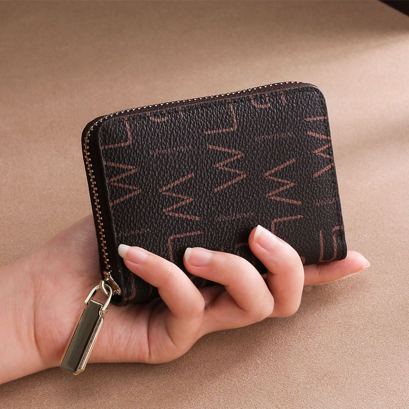 Card Bag Women's Exquisite Fashionable Small Multi-Card Large Capacity Ultra-Thin Certificate Holder Bank Credit Card Case Anti-Degaussing