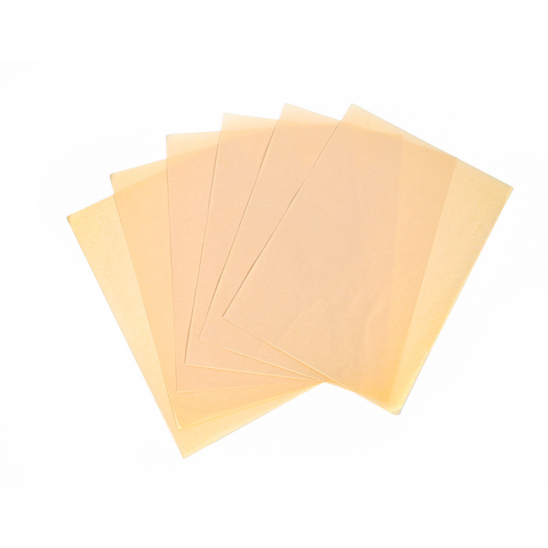 Picture of 30g Pure Wood Pulp Yellow Kraft Paper Double-Sided Envelope Plain Wrapping Paper for Flowers, Can Be Cut into Different Sizes