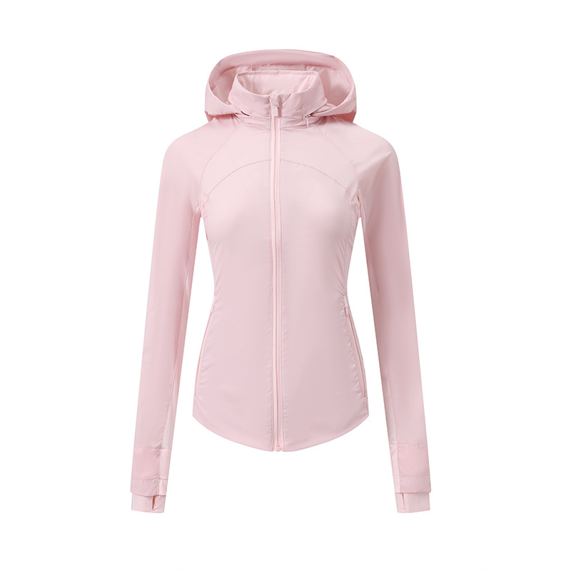 Picture of Lu Outdoor Windproof Sportswear Goal Sma Light Slim Skin Clothing Women's Yoga Jacket Sun Protection Clothing