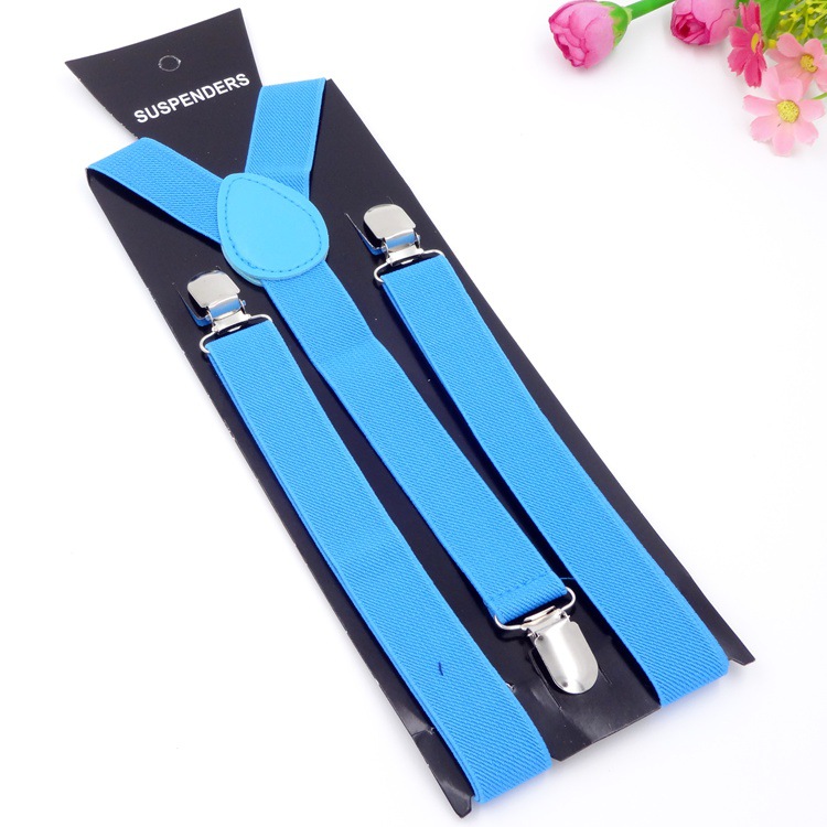 Picture of Factory wholesale candy color strap unisex adult sling multi-color optional 3 clips 2.5cm