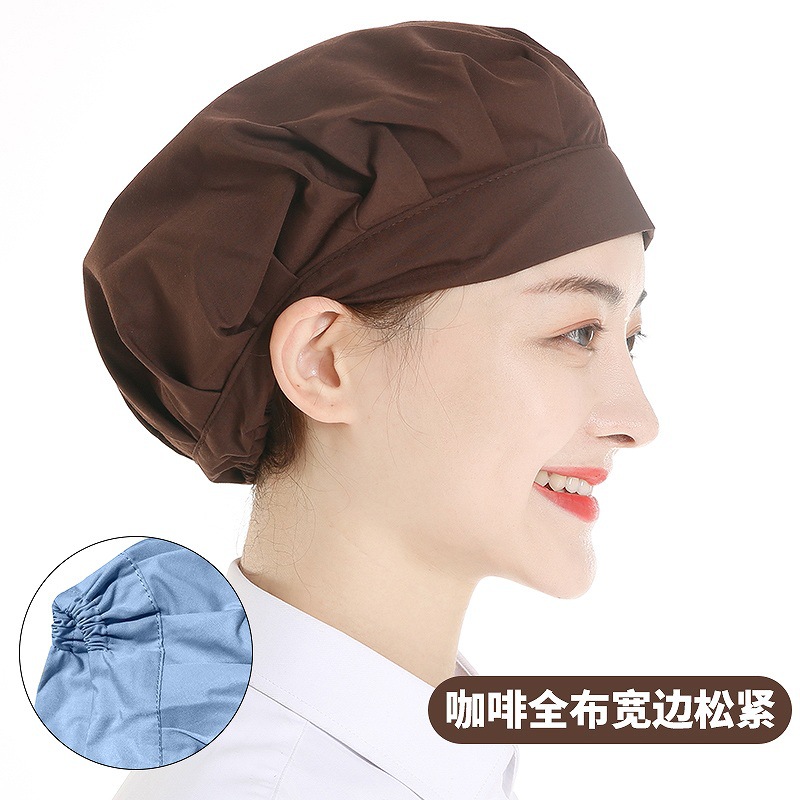 Picture of Canteen Restaurant Breathable Mesh Dust Cap Factory Workshop Multi-Color Work Hat Kitchen Smoke-Proof Chef Hat Wholesale