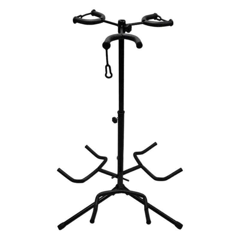 Three-vertical guitar stand three-handle/three-head/three-head guitar stand height-lifting adjustment multi-organ musical instrument accessories