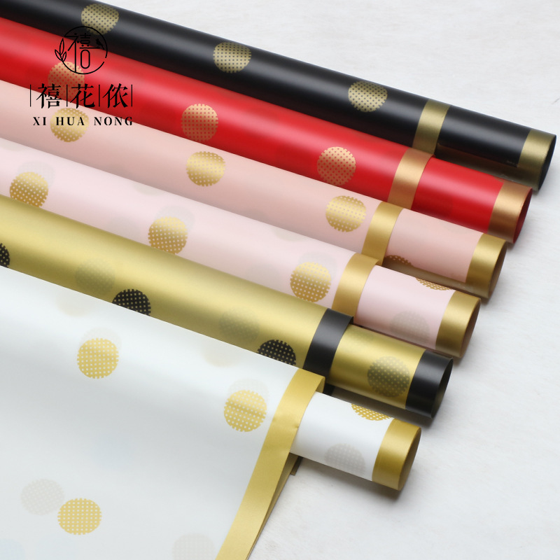 Xi Hua Nong Dot Phnom Penh Fog Paper Flower Wrapping Paper Korean Plain Paper Translucent DIY Handmade Flower Shop Flower Art