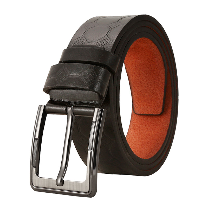 Picture of New European and American casual Joker men's pin buckle belt PU washed microfiber belt pants belt stall supply wholesale