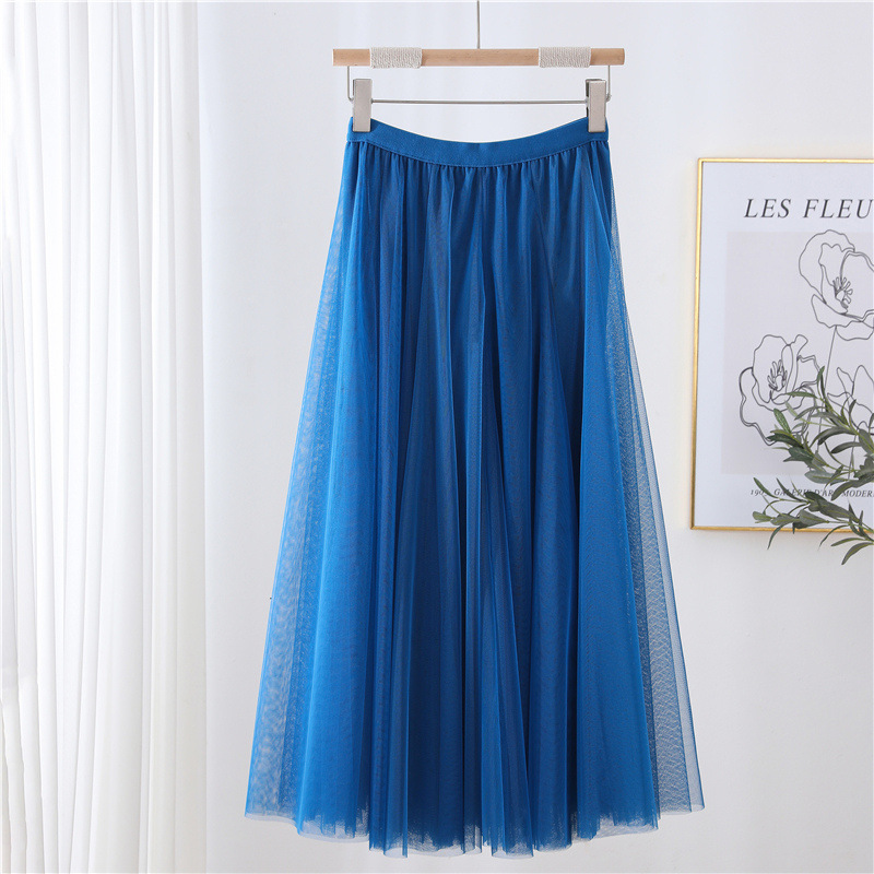 10.72m Degree Large Hem Mesh Skirt for Women, Pleated Skirt for Women, High Waist, Large Hem Long Skirt, A-Line Skirt, Dance Skirt