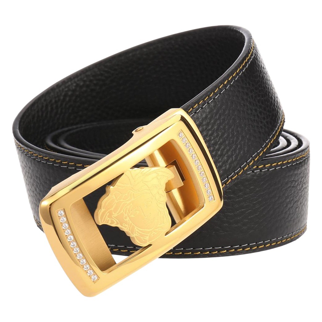 Stainless Steel Belt Men's Top Layer Belt Casual Belt Belt Belt LY36-61401-5