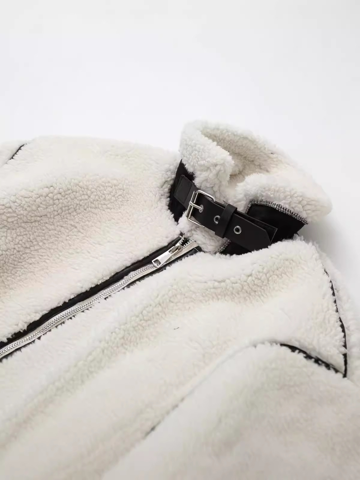 Picture of Cross-border foreign trade AliExpress explosions new foreign trade women's wholesale ZR in stock new women's fur motorcycle jacket