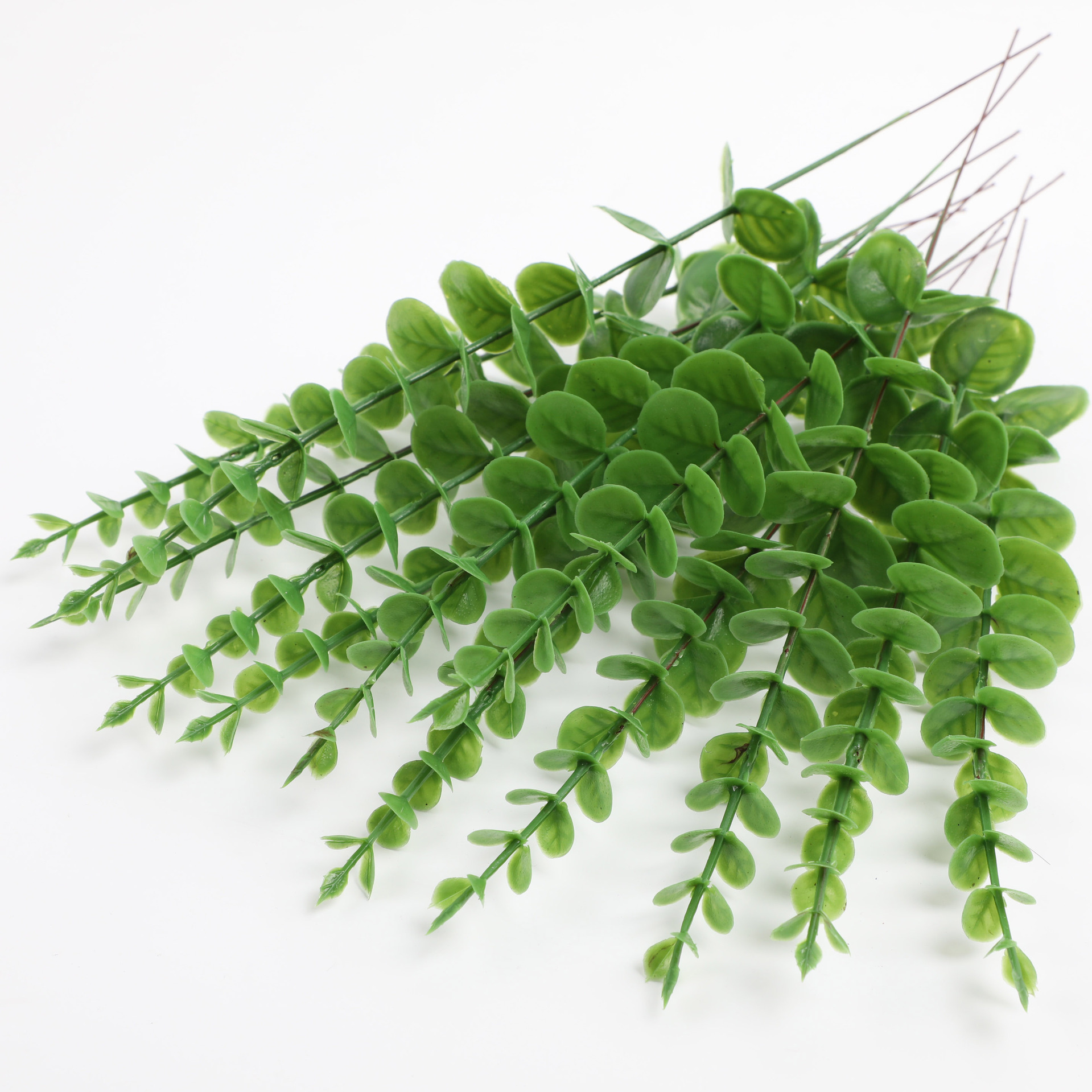 Picture of Simulated Green Plants Plastic Home Cross-Border Single Eucalyptus Props Plant Artificial Flower Arrangement Bouquet Decoration Wholesale