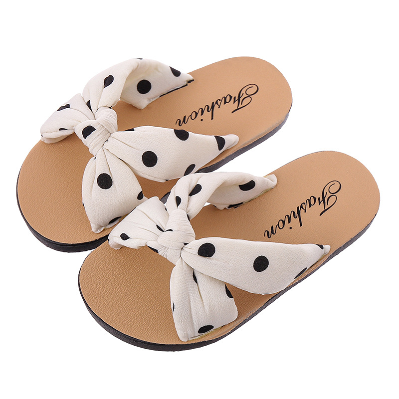 Picture of Bohemian style girls' sandals children's slippers sponge comfortable soft casual indoor and outdoor printed fabric sandals