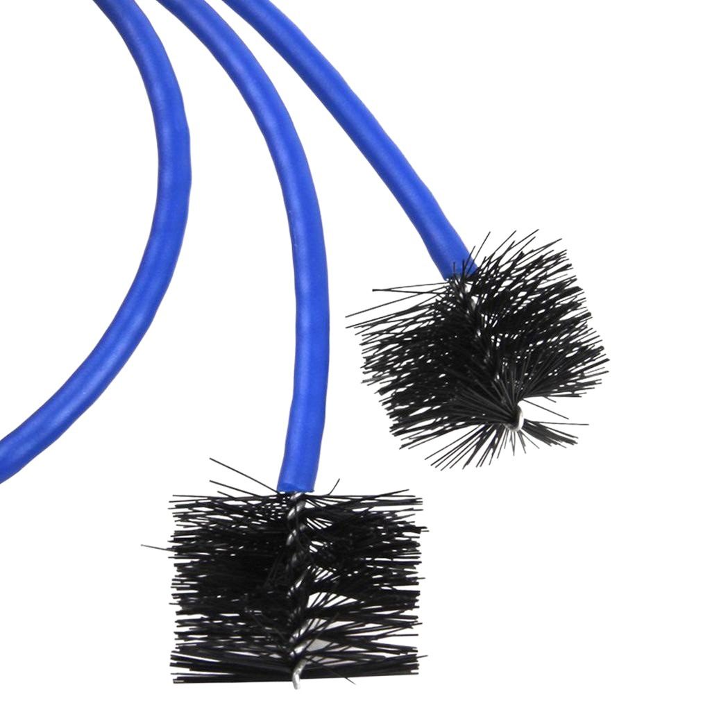 3-Piece Set Small Size, Round Size & Mouth Cleaning Set Instrument Small Cleaning Brush