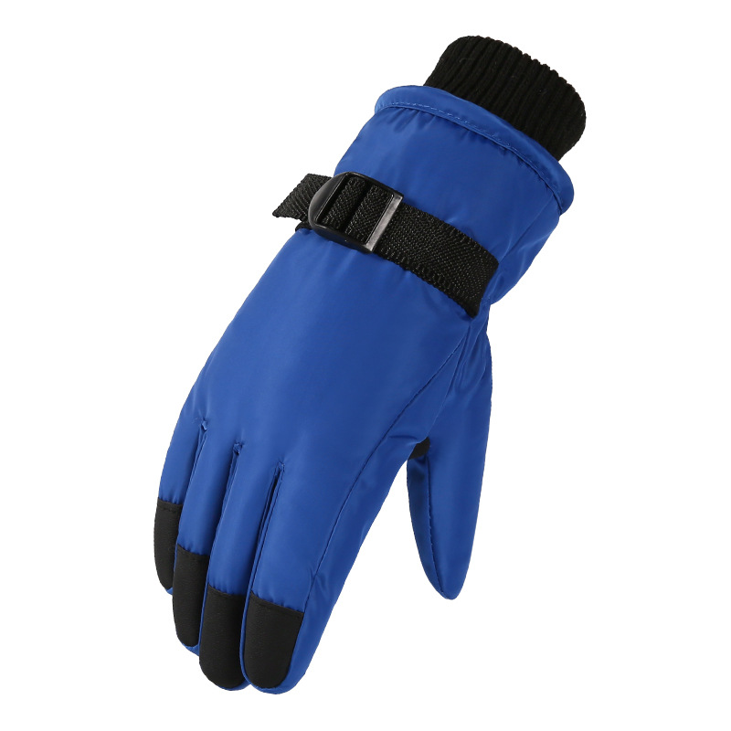Picture of Children's Winter Ski Gloves Equipment Insulation Warm Wind-proof Water-splashing Non-slip Cold-resistant Outdoor Riding Gloves