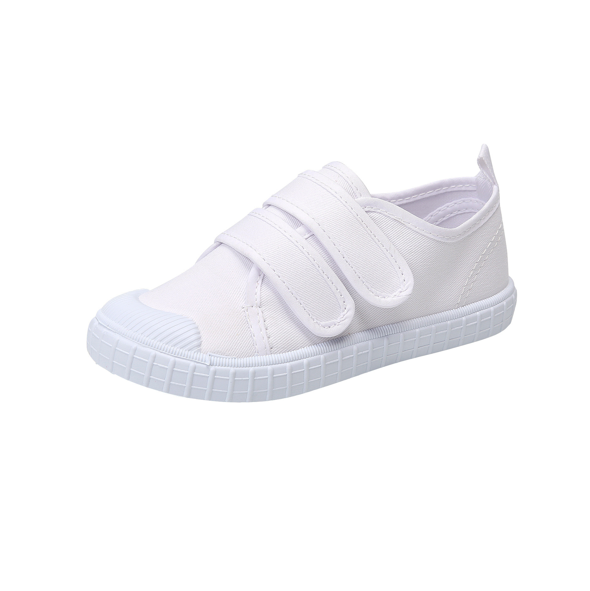 Picture of Children's Shoes Kindergarten Indoor Shoes Dance Shoes Boys and Girls Velcro White Cloth Shoes for Students Children Small White Shoes Batch