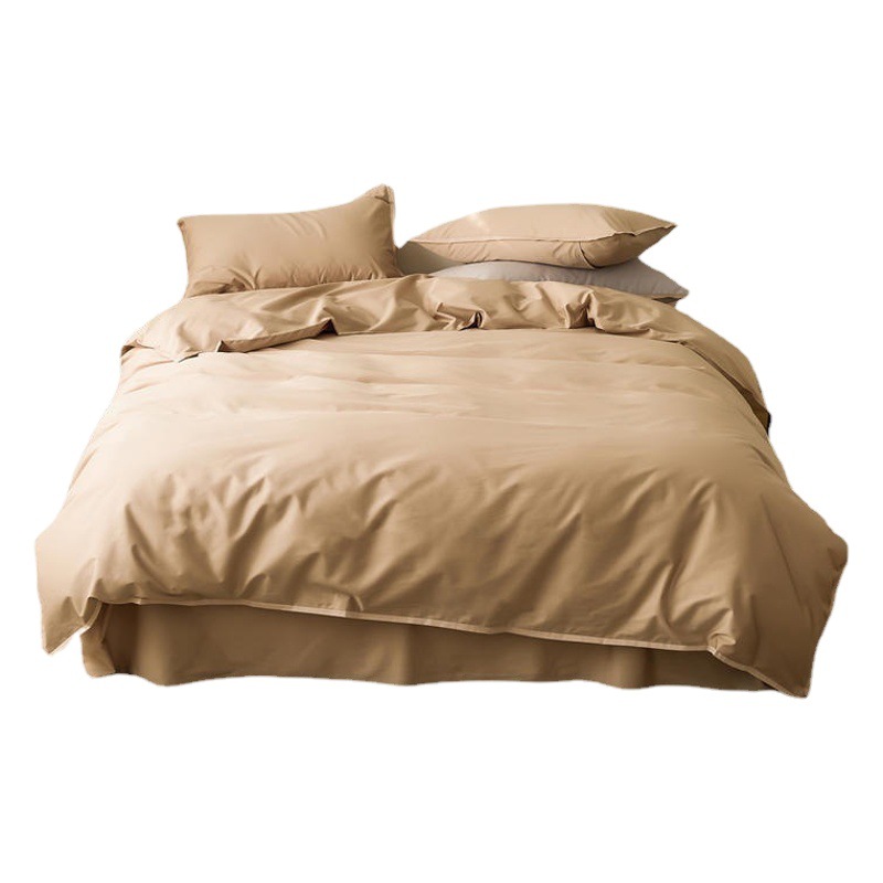 100 cotton Xinjiang long staple cotton four-piece set Nordic ins light luxury quilt cover cotton bed sheet bedding