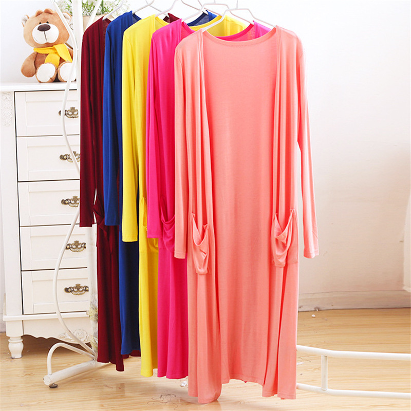 2025 summer large size sun protection clothing modal thin coat candy color loose air conditioning cardigan wholesale