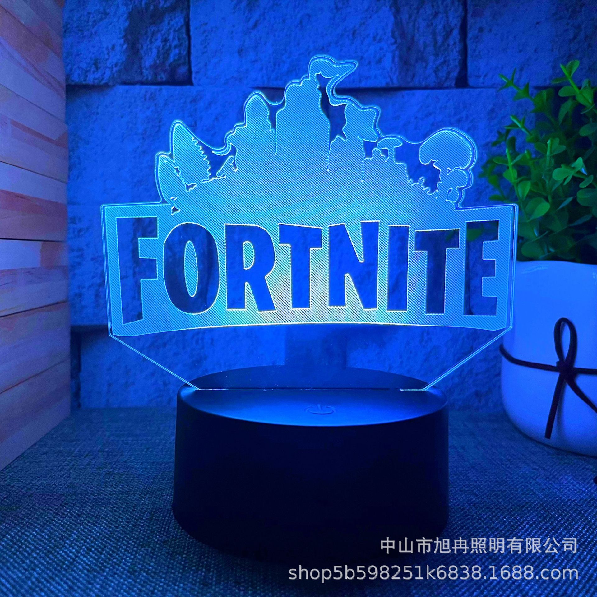 Cross-Border 3D Night Light Fortress Night Series USB Creative Gift Lamp Bedside Lamp Atmosphere Lamp Ins New and Unique Lamp