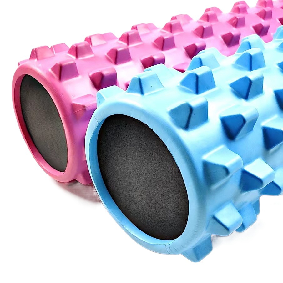 EVA solid foam shaft relax leg back muscle massager 45cm spike solid fitness yoga column