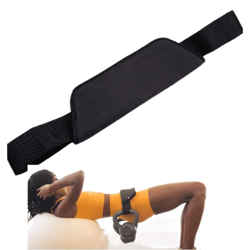 Cross-border hip bridge belt hip lifting exercise trainer weight-bearing fitness dumbbell equipment adult belt hip thrust belt