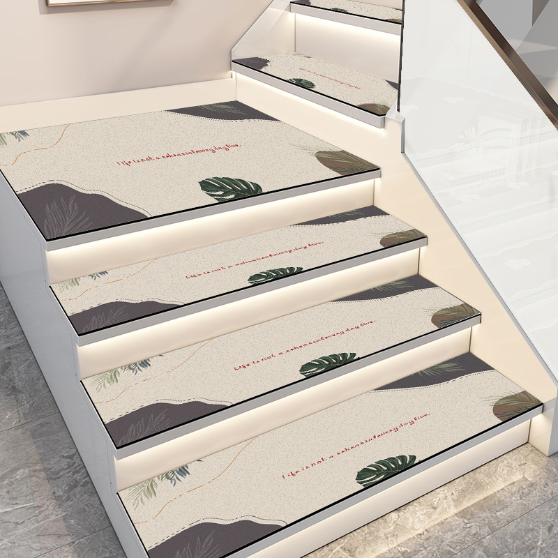 Picture of Simple style household non-slip stair mat stain-resistant easy-to-clean diatom mud floor mat non-slip cutting and soundproof floor mat