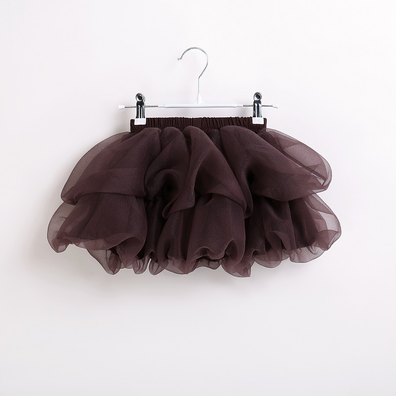 Picture of Girls Mesh Skirt Kidsren's Seersucker Skirt Tutu Skirt Cake Skirt 2025 Spring Autumn Summer Baby Gauze Skirt