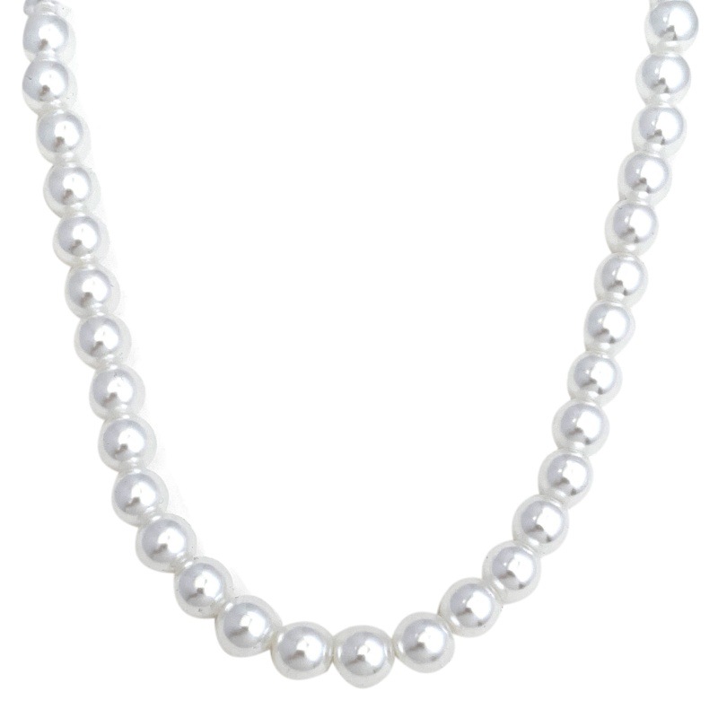 Japanese and Korean Ins Pearl Necklace Light Luxury Niche French Retro Clavicle Chain 2023 New Style Necklace Chain