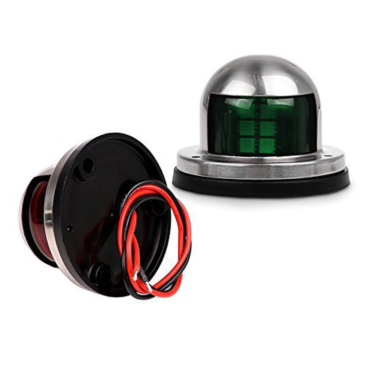 Picture of Ce Certified 316 Stainless Steel Marine Led Signal Light Yacht Red and Green Navigation Light Suitable for Speedboats and Marine Applications