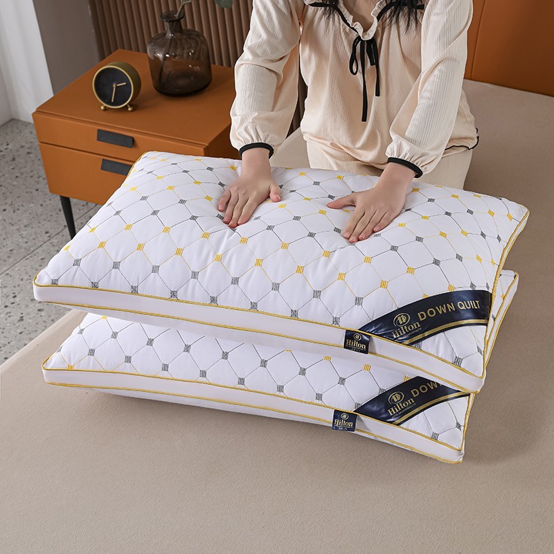 Picture of Hotel high and low pillow does not collapse manufacturers wholesale pillow core cervical pillow core student home home pillow pillow