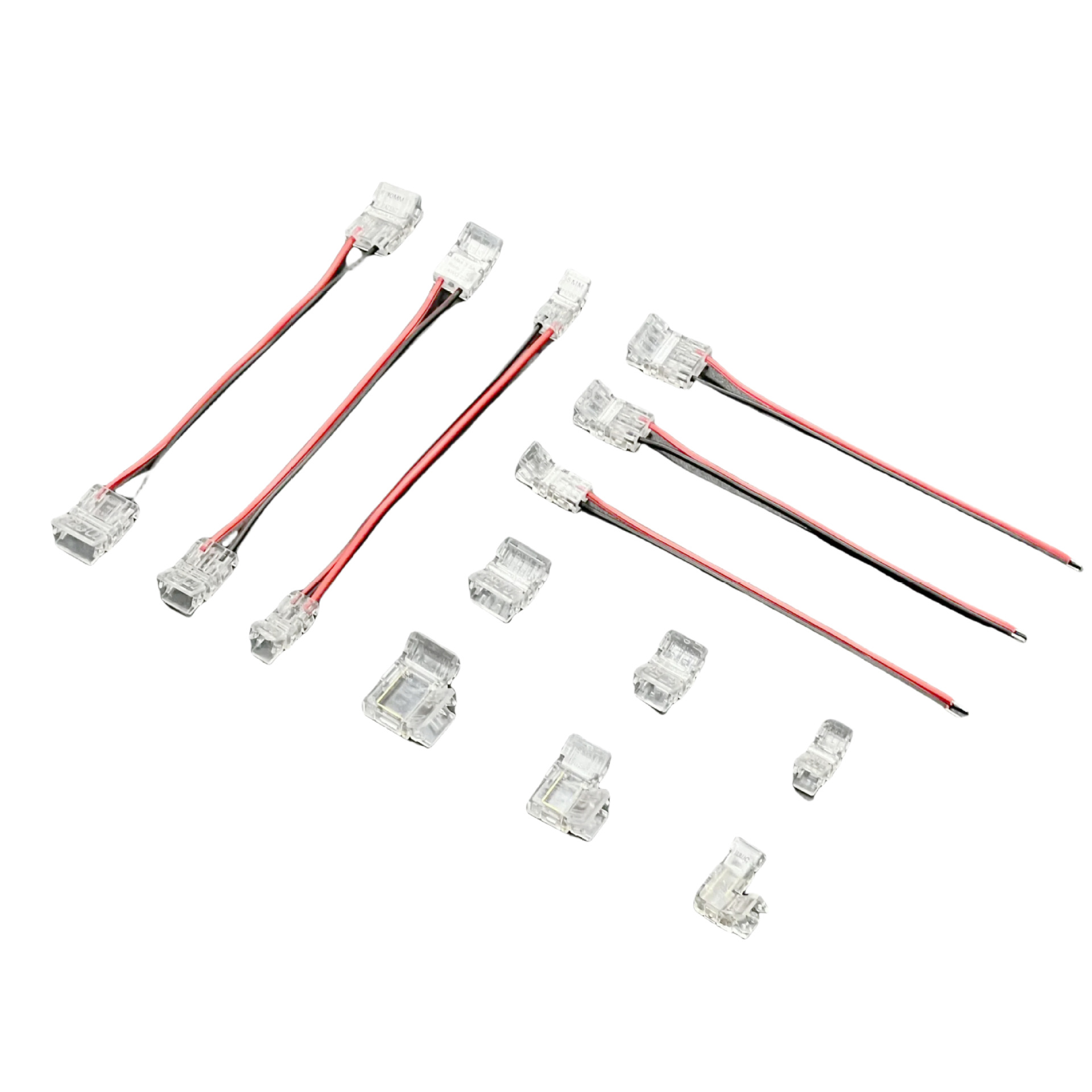 Picture of High and Low Voltage Led Light Strip Welding-Free Head Linear Light Strip Accessories Quick Connector Clip Buckle