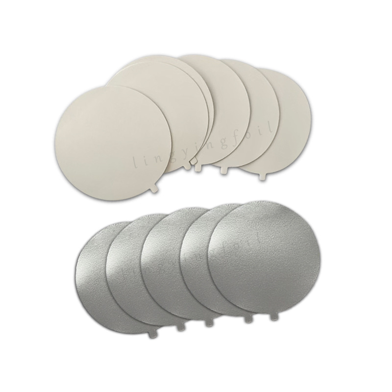 Picture of Aluminum Foil Gasket Electromagnetic Sensor Pet Sealing Film Pe Foam Covered Aluminum Foil Gasket Easy to Tear Aluminum Foil Sealing Film