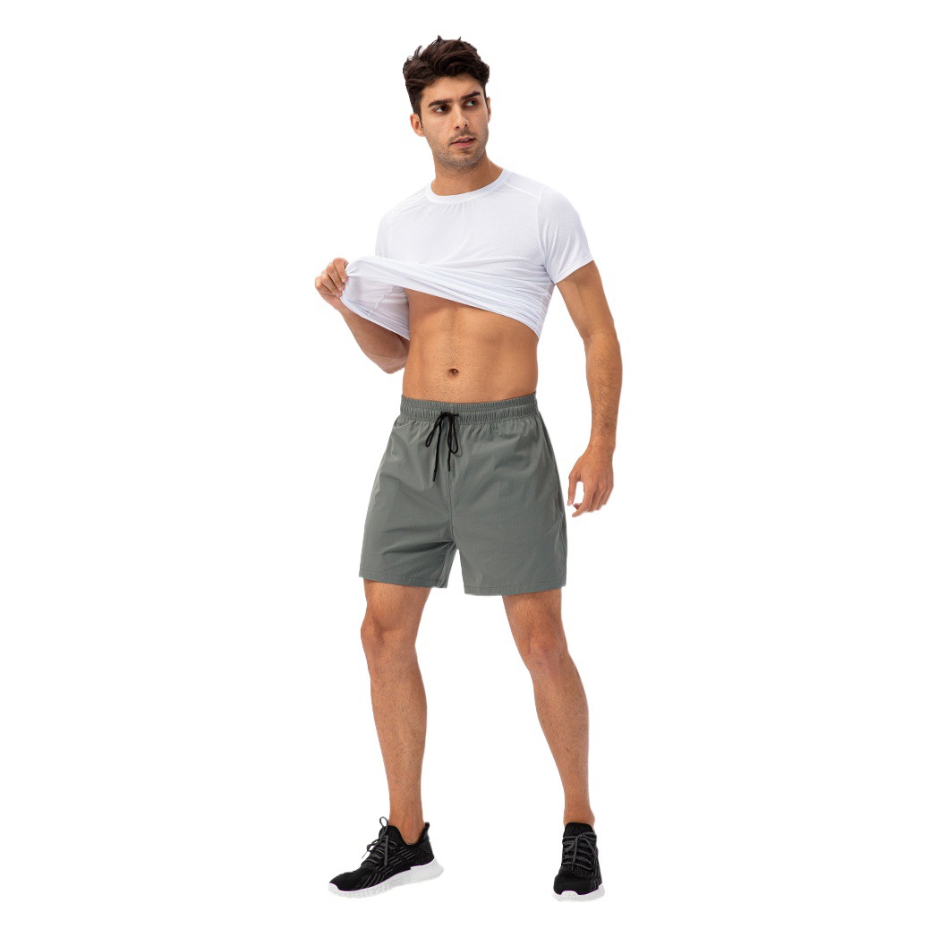 Men's Summer Loose Sports Shorts Breathable Lining Elastic Shorts Quick-Drying Fitness Casual Running Shorts 214415