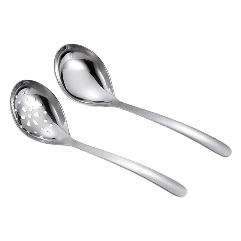 Shared 304 Stainless Steel Soup Spoon, Thickened Spoon for Hotel Meal Sharing, Porridge Spoon, Household Meal Sharing Spoon