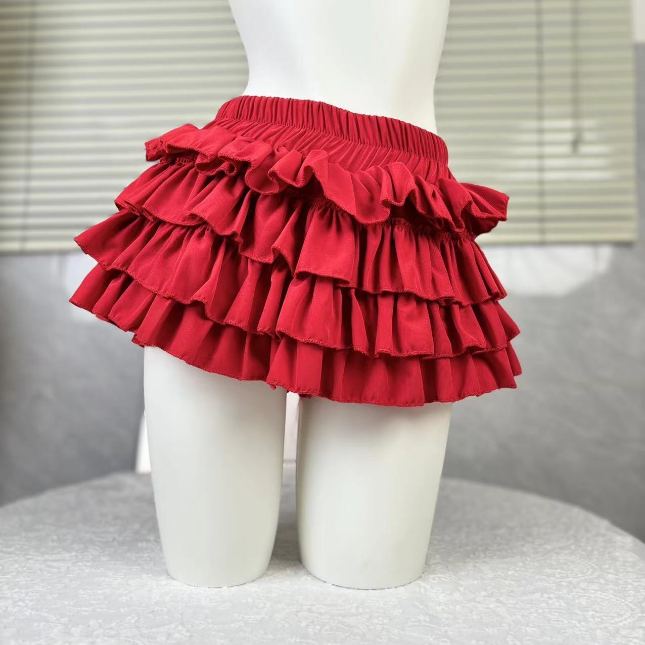Cake Skirt 2024 New Princess Skirt Sweet High Waist Mid-Skirt Tutu Skirt Ins Wholesale Women