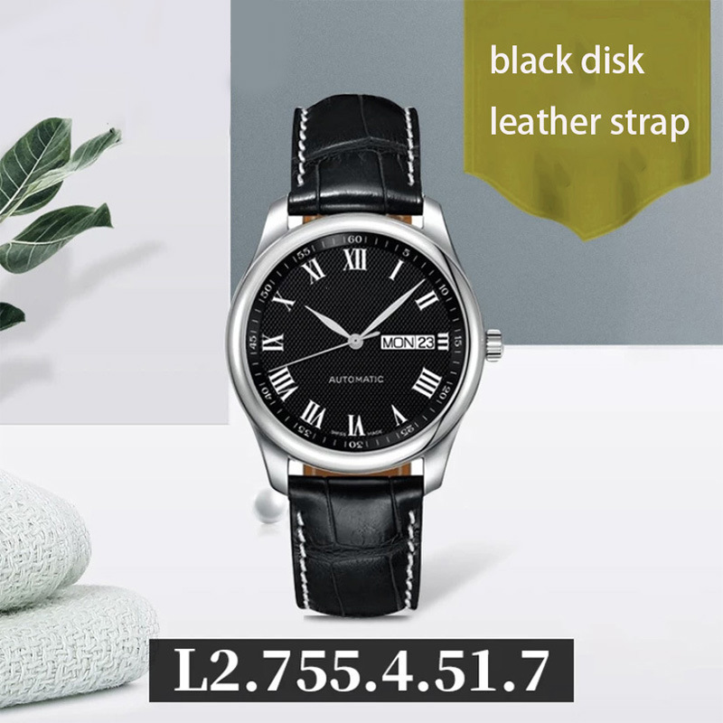 Picture of High-Quality Watch Famous Craftsman Classic Three-Hand Fashion Ultra-Thin Steel Band Fully Automatic Mechanical Watch Men's Danaleno Watch