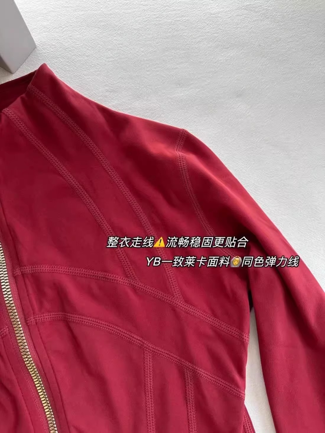 Picture of Lulu Same Style Spring and Autumn Women's Sports Jacket Yoga Clothes Top Casual Outdoor Collar Long Yoga Long Sleeve Jacket