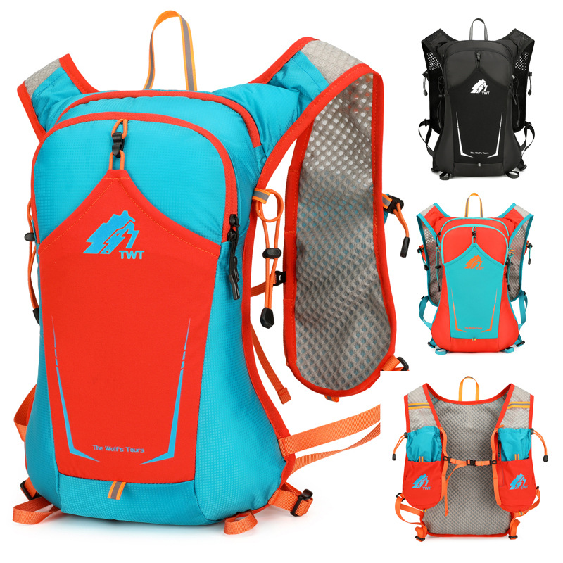 Outdoor Cross-Country Backpack Marathon Running Backpack Hiking Small Mountaineering Bag Mountain Bike Riding Sports Water Bag Backpack